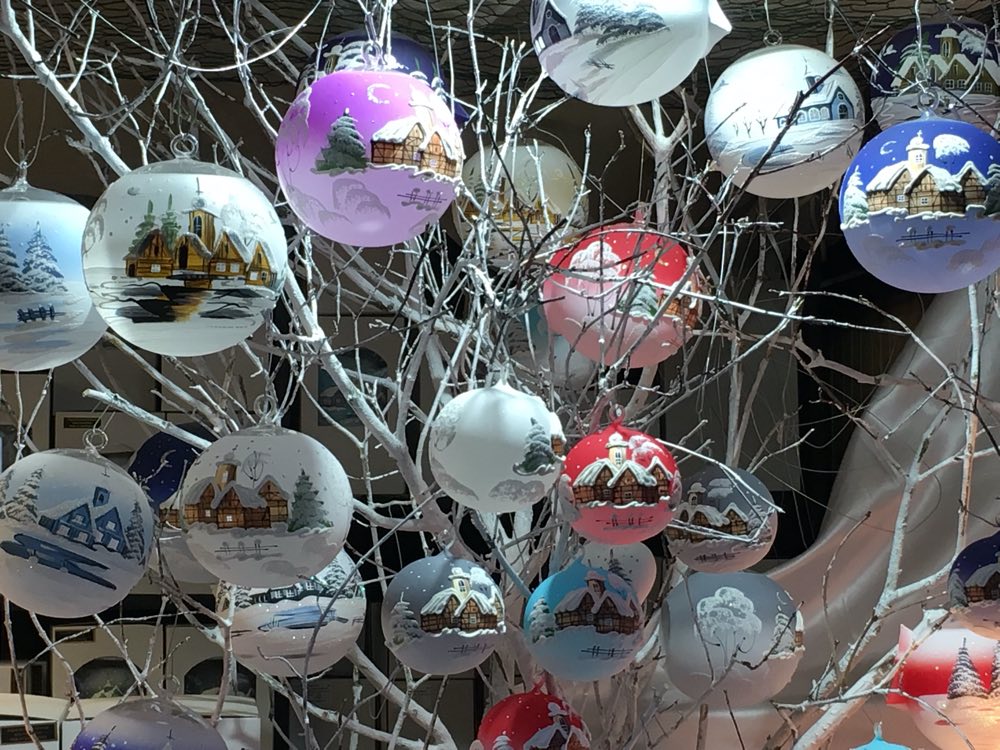 Christmas decorative glass balls