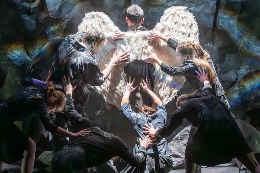 Dancers performing on stage